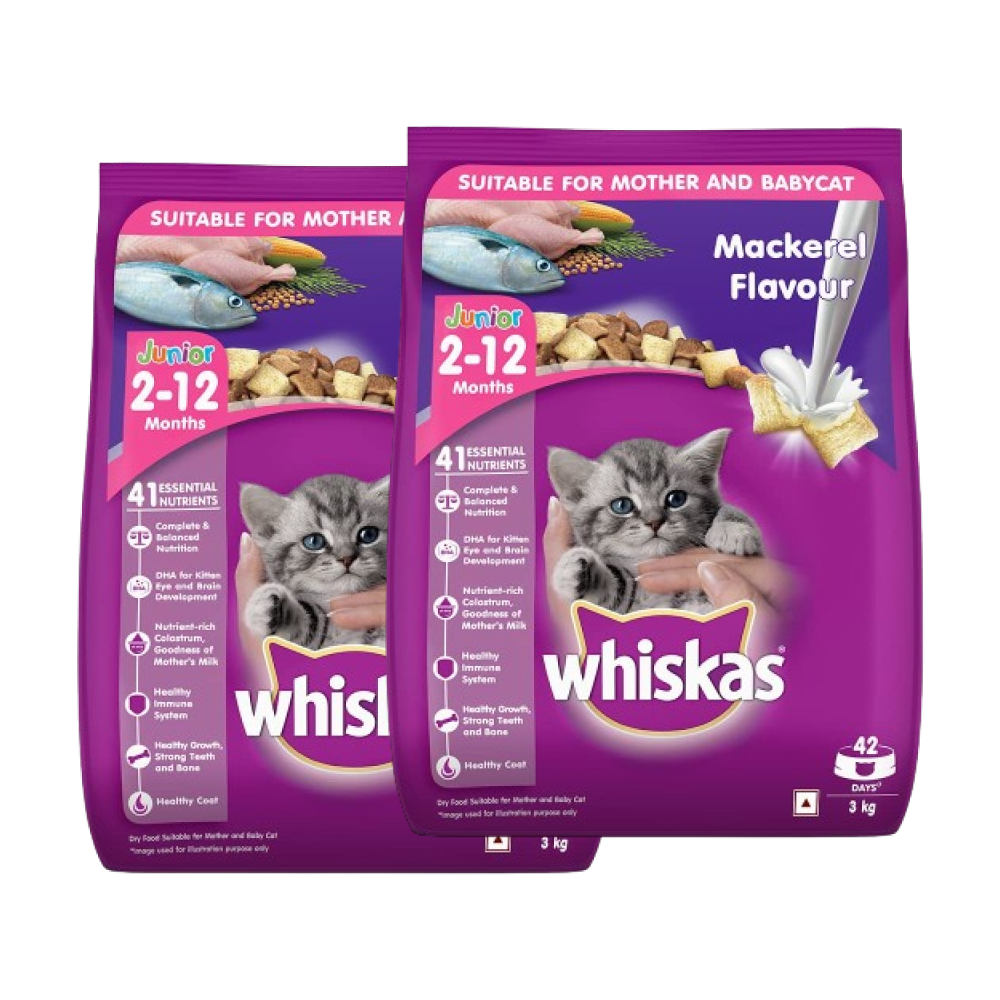 Whiskas Mackerel Flavour Kitten (2 to 12 months)Cat Dry Food