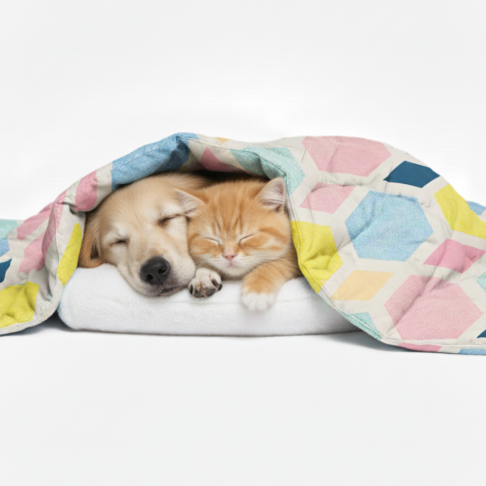 Skatrs ColorPop Blanket for Dogs & Cats Rewards Both-Bedding, Mats & Travel Supplies Skatrs 50x40in