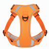 Skatrs Fully Padded Comfort Fiery Reflective Harness for Dogs & Cats (Orange) Both-Collar, Leashes, harnesses Skatrs
