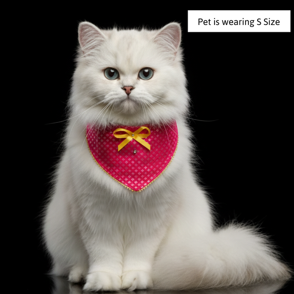 Skatrs Ethnic Bandana for Cats and Dogs (Pink)