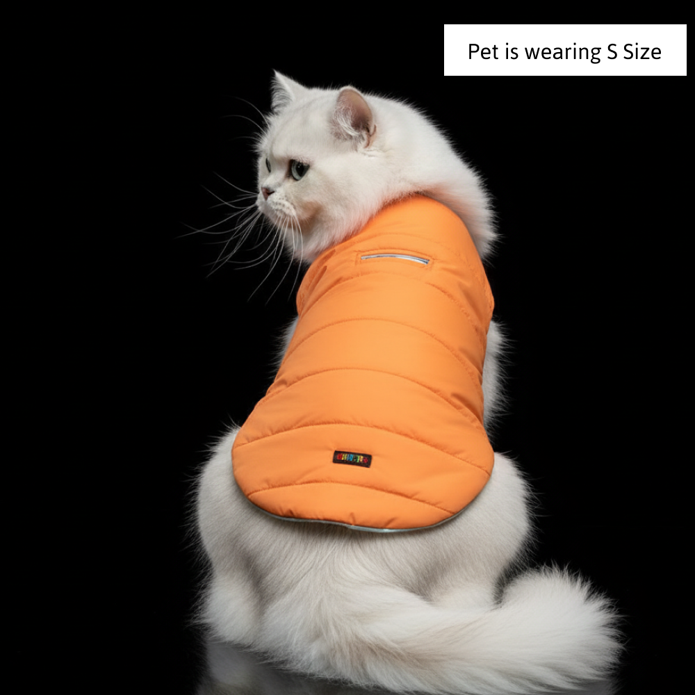 Skatrs Firefly Fuzz Puffer Reversible Jacket for Dogs and Cats Both-Clothing & Accessories Skatrs