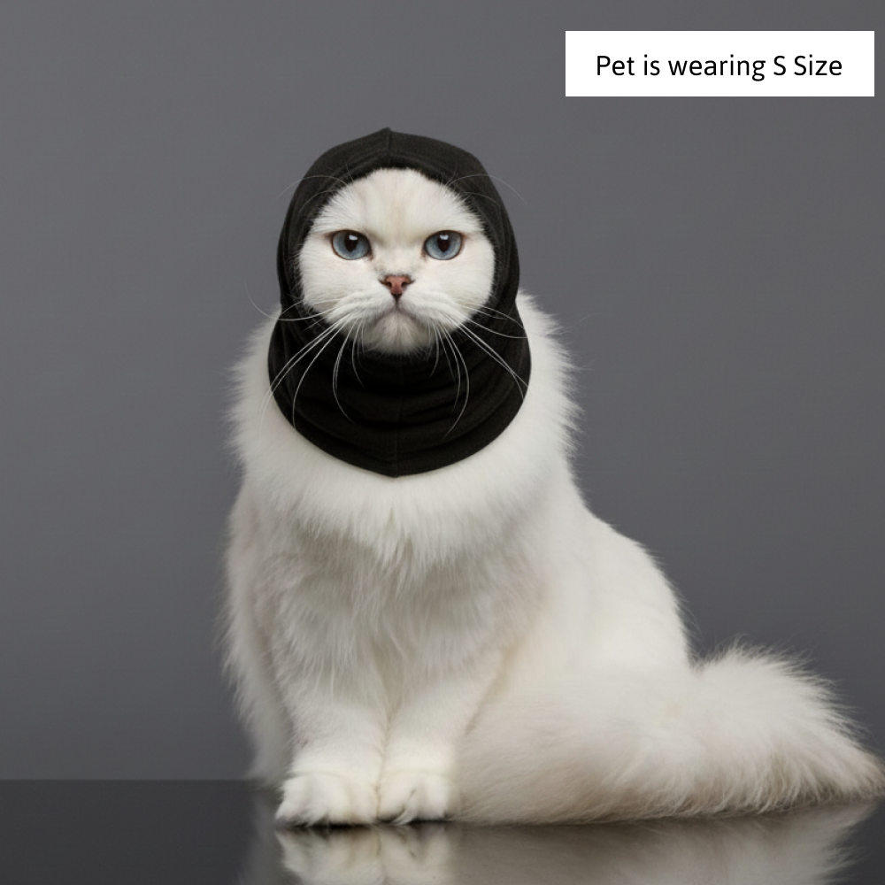 Skatrs Cold and Sound Protection Ear Muffs for Dogs and Cats (Black) Both-Clothing & Accessories Skatrs