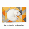 Skatrs Sunshine Snuggle Flat Bed for Dogs & Cats (Yellow) Both-Bedding, Mats & Travel Supplies Skatrs