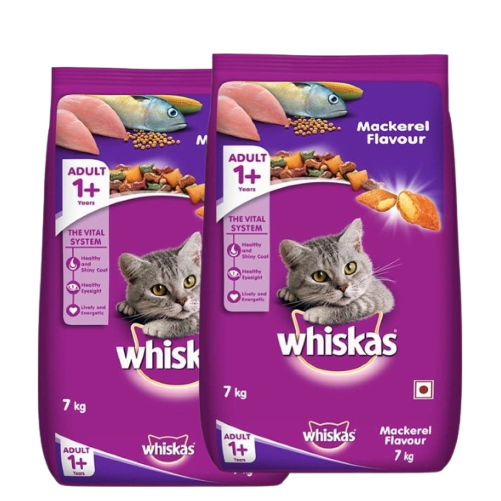 Whiskas Mackerel Flavour Adult Cat Dry Food