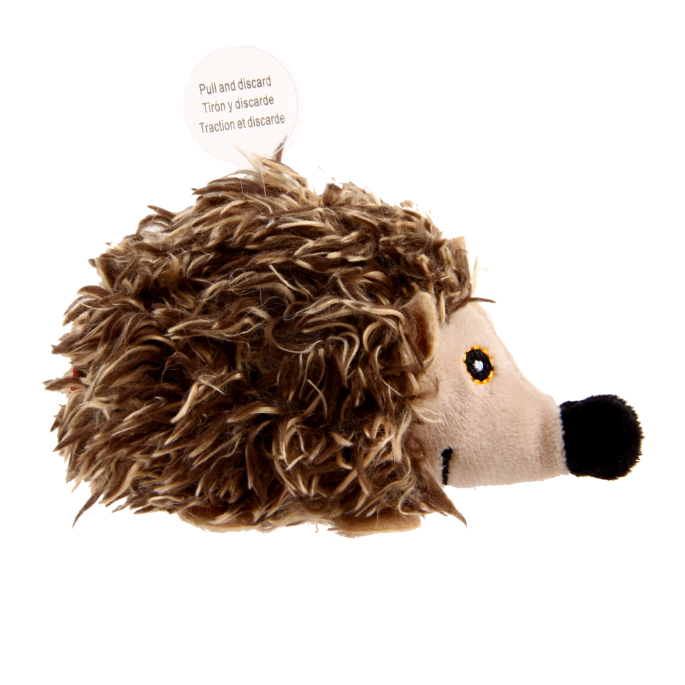 GiGwi Melody Chaser with Motion Activated Sound Chip Hedgedog Toy for Cats (Brown) Cats-Toys GiGwi