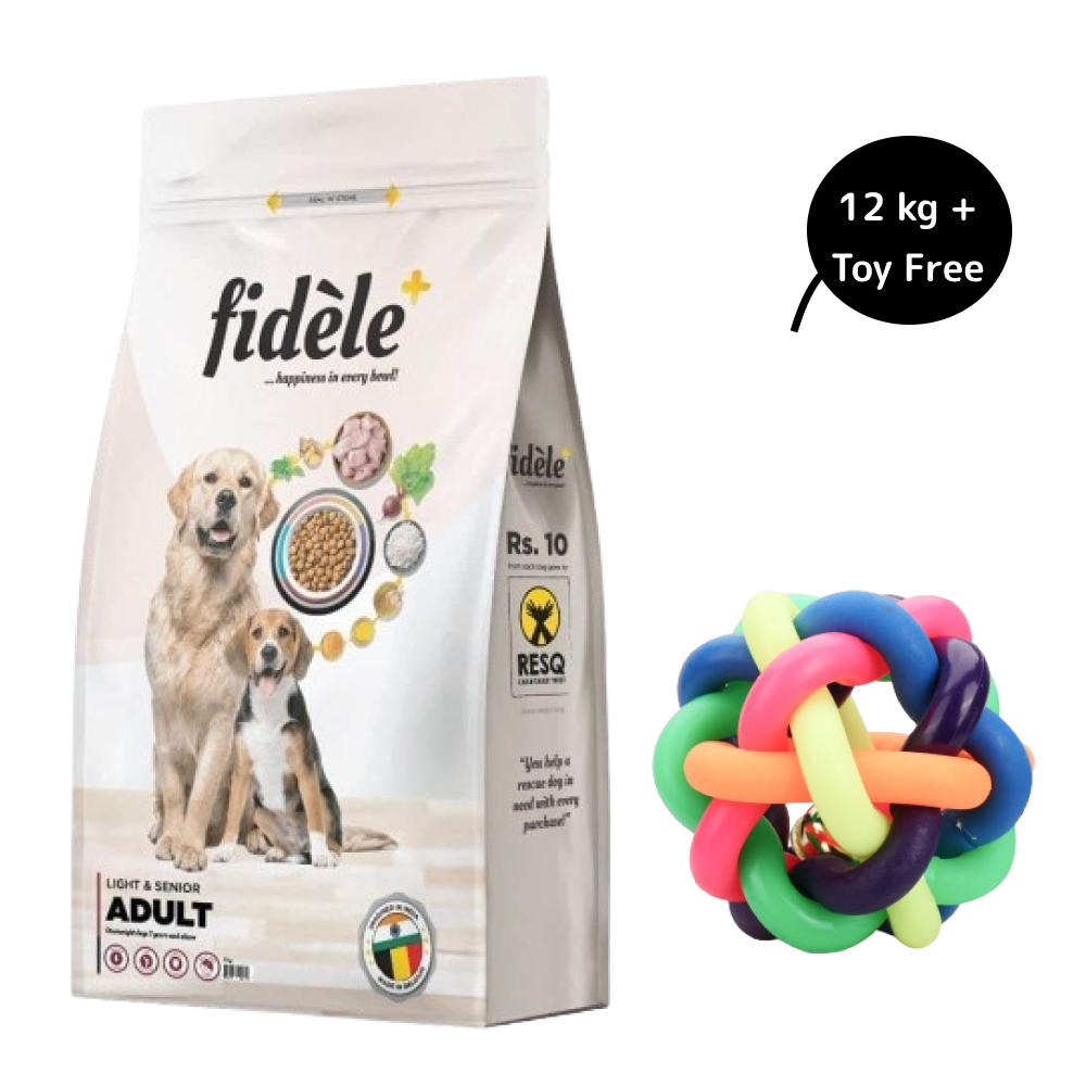 Fidele Plus Adult Light & Senior Dog Dry Food