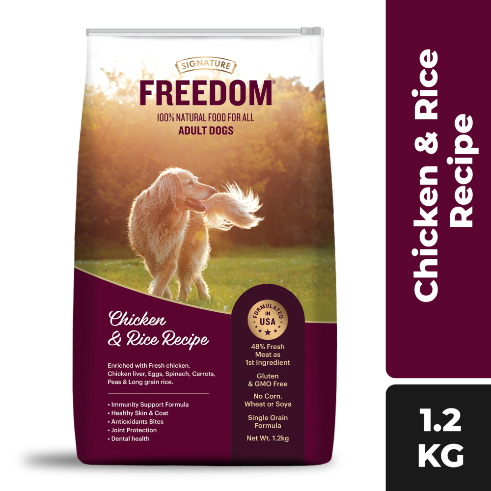 Signature Freedom Chicken and Rice Recipe Adult Dog Dry Food