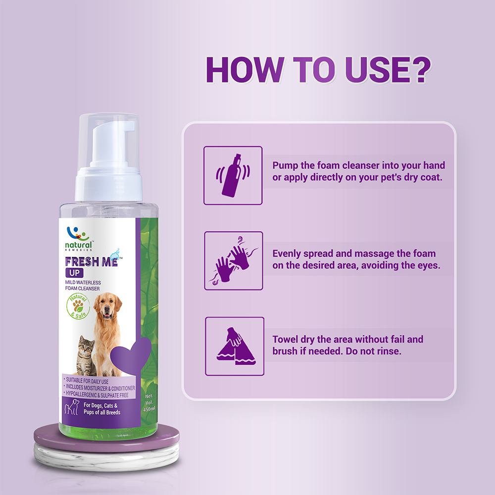 Buy Natural Remedies Fresh Me Up Pet Shampoo Online in India