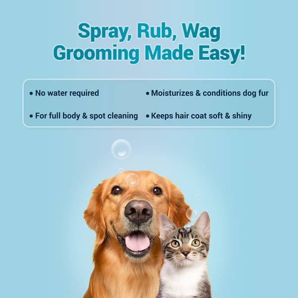 Natural Remedies Fresh Me Up Bloom Dry Shampoo for Dogs and Cats