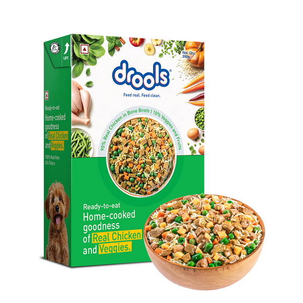 Drools Tetra Pack Real Chicken Veggies Dog Fresh Food