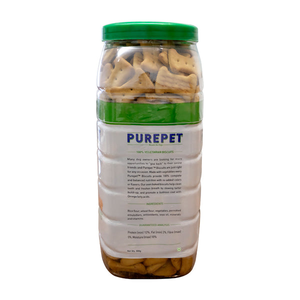 Purepet 100% Vegeterian Biscuit Dog Treats