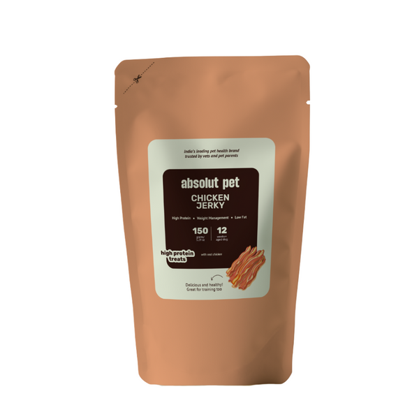 Absolut Pet High Protein Low Fat Chicken Jerky Treats for Dogs