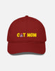 EverythingBoho Cat Mom BaseBall Cap Pet Parent-Clothing & Accessories EverythingBoho Dropship Red