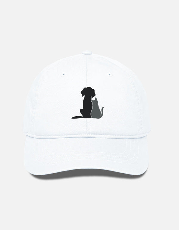 EverythingBoho Cat & Dog Friendship BaseBall Cap