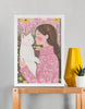 EverythingBoho Cat Mom Wall Art (White) Pet Parent-Gifting & Merch EverythingBoho Dropship A3 Unframed