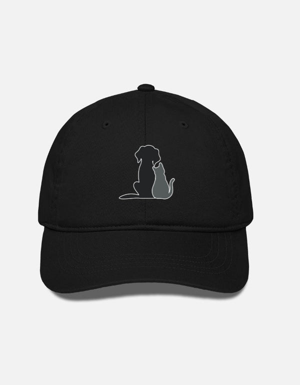 EverythingBoho Cat & Dog Friendship BaseBall Cap