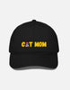 EverythingBoho Cat Mom BaseBall Cap Pet Parent-Clothing & Accessories EverythingBoho Dropship Black