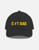EverythingBoho Cat Dad Sports Cap Pet Parent-Clothing & Accessories EverythingBoho Dropship Black