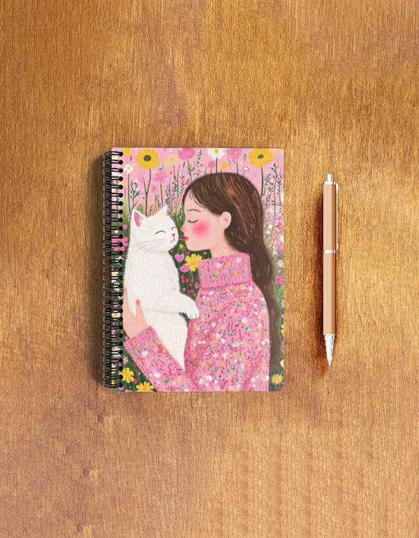EverythingBoho Cat Mom A5 Notebook