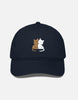 EverythingBoho Two Cats BaseBall Cap Pet Parent-Clothing & Accessories EverythingBoho Dropship Navy Blue