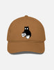 EverythingBoho Cat Barista BaseBall Cap Pet Parent-Clothing & Accessories EverythingBoho Dropship Khaki