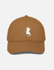 EverythingBoho Two Cats BaseBall Cap Pet Parent-Clothing & Accessories EverythingBoho Dropship Khaki