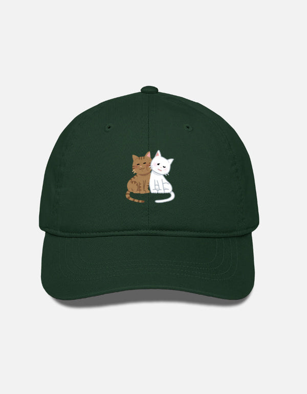 EverythingBoho Two Cats BaseBall Cap