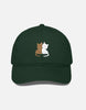 EverythingBoho Two Cats BaseBall Cap Pet Parent-Clothing & Accessories EverythingBoho Dropship Bottle Green