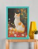 EverythingBoho The Farsighted Cat Wall Art (Bottle Green) Pet Parent-Gifting & Merch EverythingBoho Dropship A4