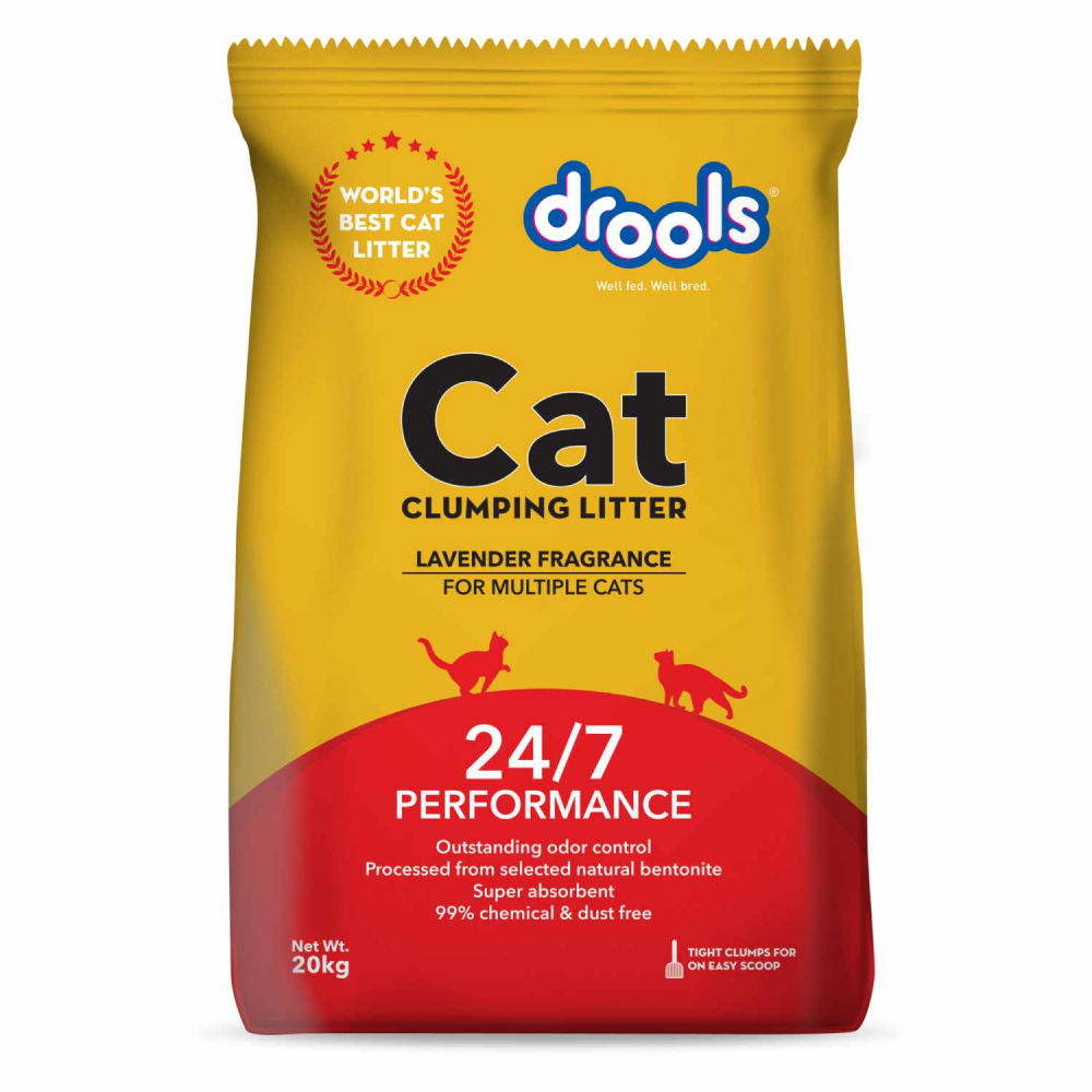 Drools Lavender Scented Clumping Cat Litter