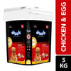 Drools Chicken and Egg Adult Dog Dry Food Dogs- Dry Food Drools 5kg (Free Container)
