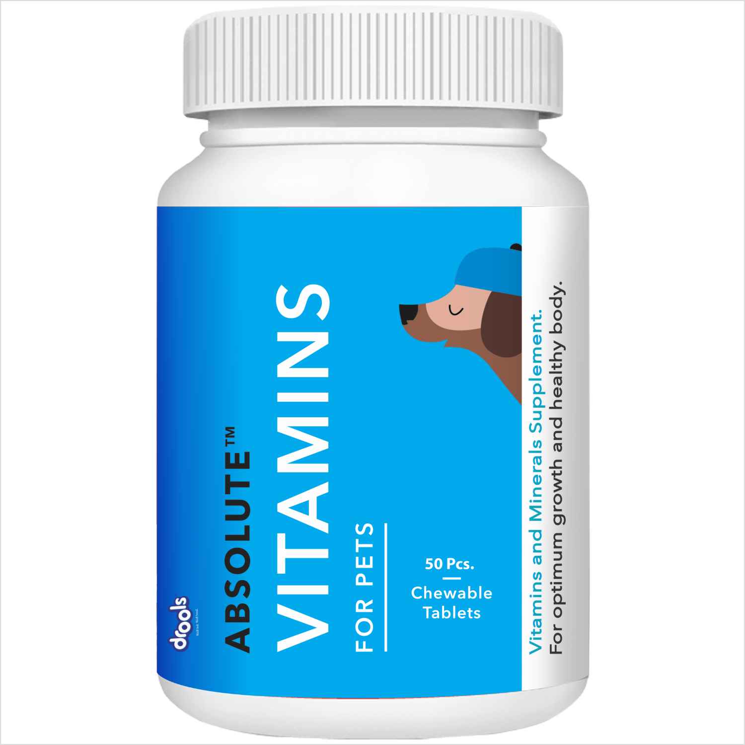 Drools Absolute Vitamin Supplement Tablets for Dogs Dogs-Health & Wellness Drools