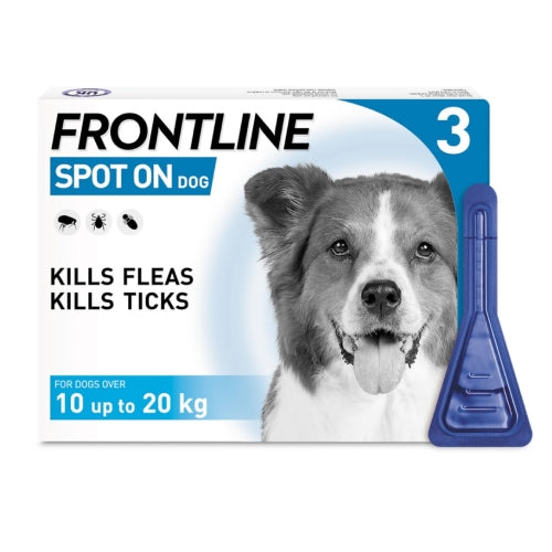 Boehringer Ingelheim Frontline Plus Tick & Flea Spot On for Medium Dogs (10kg to 20kg)