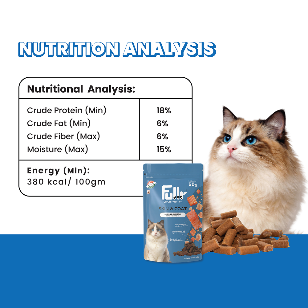 Fullr Skin & Coat Soft & Chewy Stick Cat Treats Cats-Treats & Others Fullr