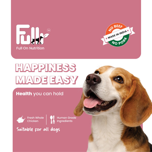 Fullr Calming Treats Chamomile & Blueberries Soft & Chewy Sticks for Dogs
