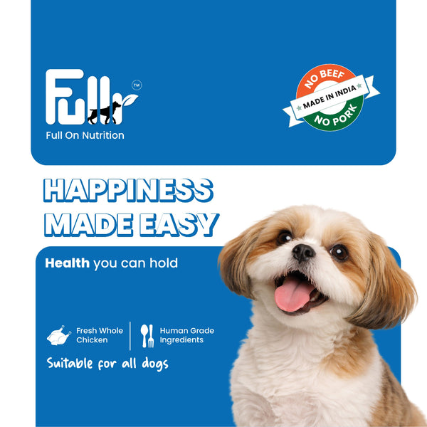 Fullr Dental Care Dog Treats Rosemary & Fennel Soft & Chewy Sticks for Dogs