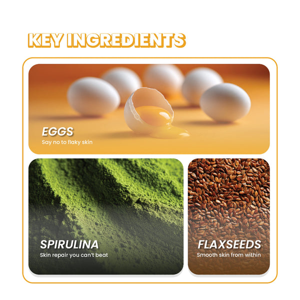 Fullr Skin & Coat Dog Treats Flaxseed & Spirulina Soft & Chewy Sticks for Dogs