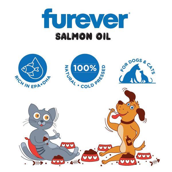 Pawsome Companion Furever Salmon Oil for Dogs & Cats 100ml