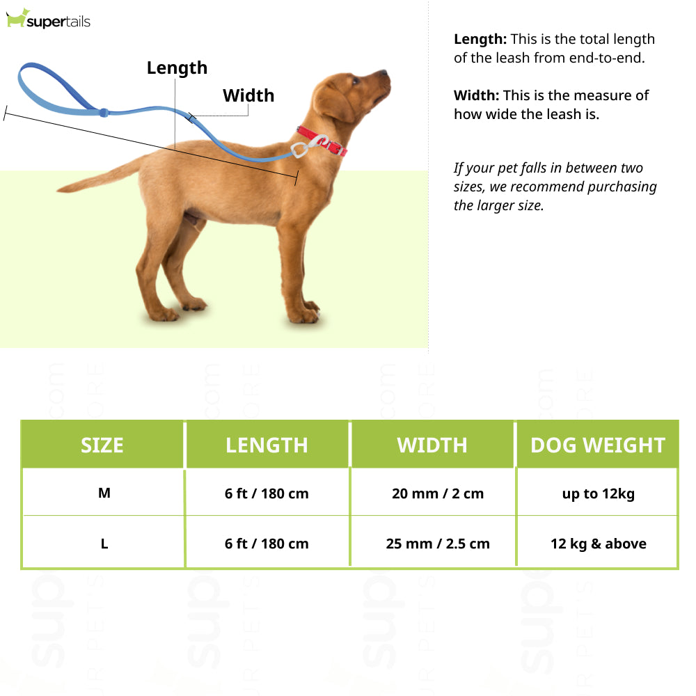 Furry & Co Ultra Leash for Dogs (Electra) Dogs-Collar, Leashes, harnesses Furry & Co