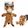 Barkbutler x Fofos Wildlife Giraffe Plush Toy for Dogs