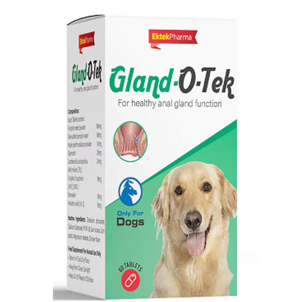 Ek Tek Glandotek Tablets for Healthy Gland Function for Dogs