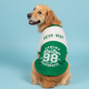 Pets Way Boston Barkball Tshirt for Dogs (Green/White) Dogs-Clothing & Accessories Pets Way Dropship XS