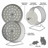 M Pets Training Wheel For Hamsters (Grey) Hamster & Guinea pigs M Pets