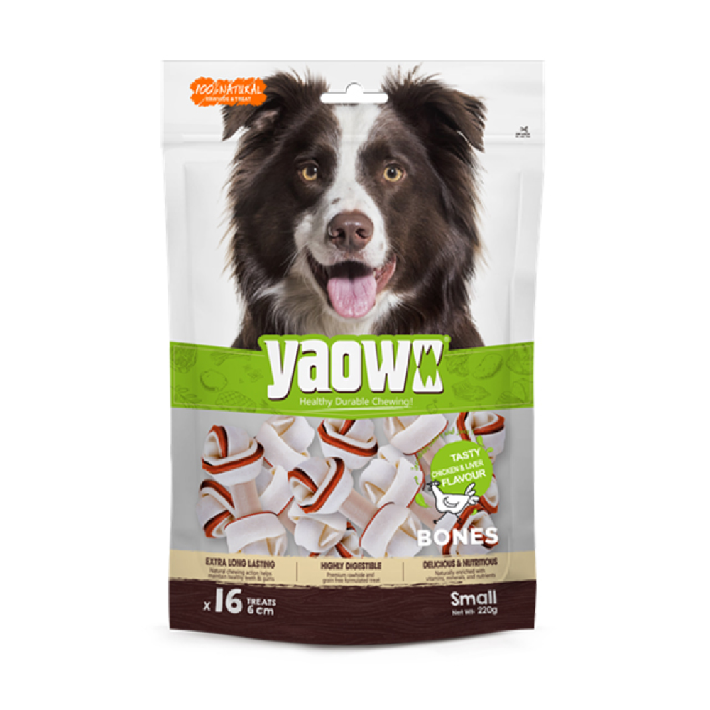 Gnawlers Yaowo Knotted Dog Treats (2.5 inch) Dog Treats + Others Gnawlers 220g