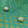 Pawsindia Traditional Royal Brocade Dress for Cats (Aqua Green) Cats-Clothing & Accessories Pawsindia Dropship