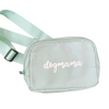 Talking Dog Club Dog Mama Waist Pouch Carry All Tote Bag for Women (Sage Green) Pet Parent-Clothing & Accessories Talking Dog Club Dropship