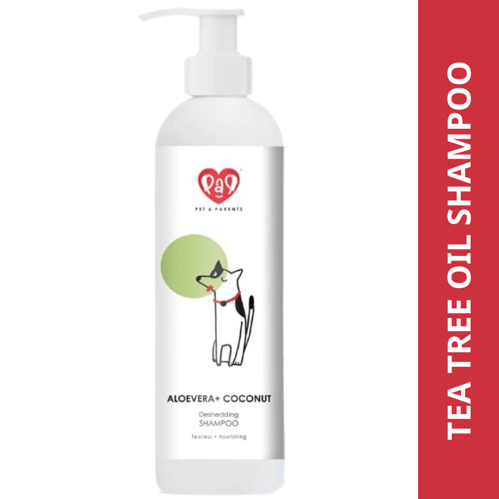 Pet And Parents Deshedding Tearless Alovera + Coconut Shampoo for Dogs and Cats