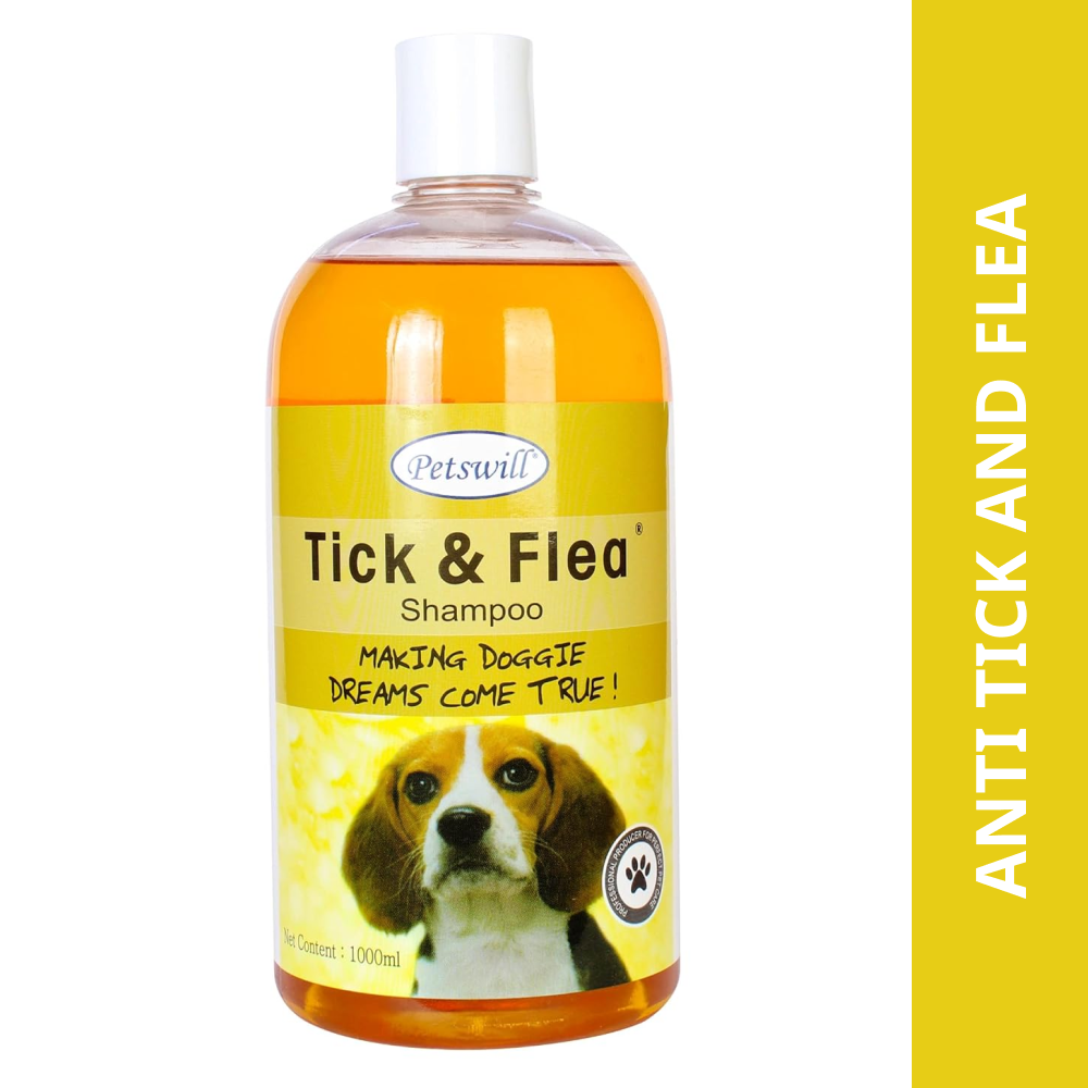 Petswill Tick and Flea Shampoo for Dogs and Cats