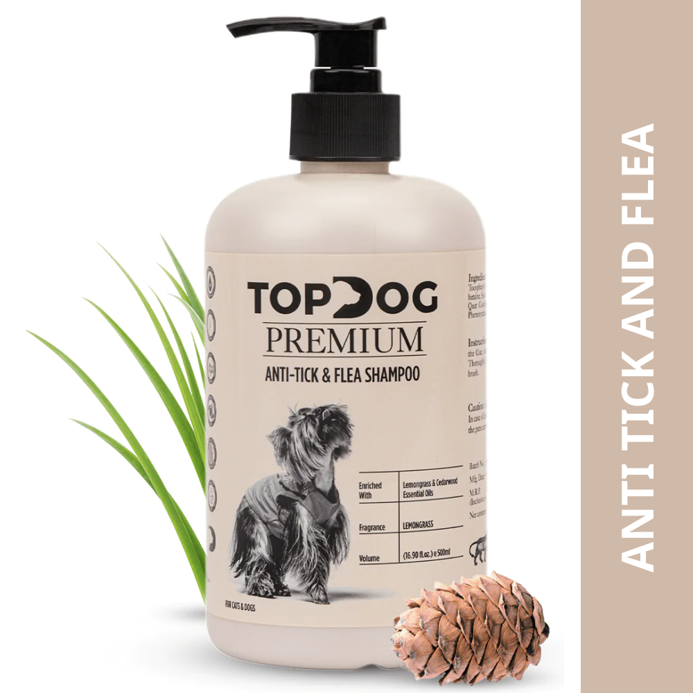 Buy TopDog Premium Anti Tick and Flea Shampoo for Dogs and Cats