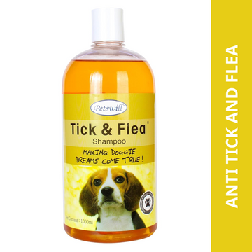 Petswill Tick and Flea Shampoo for Dogs and Cats